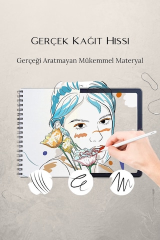 Mate Pad 11.5 İnç 2023 Uyumlu Gerçek Kağıt Özellikli Paper Like Ekran Koruyucu