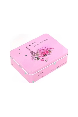 Dikdörtgen Kutu Hediye Kutusu Sevgililer Günü Hediye Kutusu Love İs All You Need Pembe 6 Lı