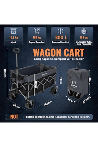 Kingcamp Trailmate L7 Xl 300l Premium Vagon Taşıma Aracı
