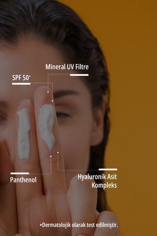Kuru Ciltler İçin Güneş Kremi Suncare+ Spf 50+ Faktör Nemlendirici Güneş Kremi 50ml