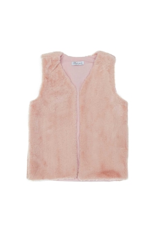 Best Kids Kız Çocuk Kürk Detaylı Yelek Bk23Kk14350 001