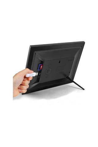 Ayrex Otomatik Slayt Gösterisine Sahip 7 Inç Lcd Dijital Fotoğraf Çerçevesi Usb/sd At710 Beyaz Diğer