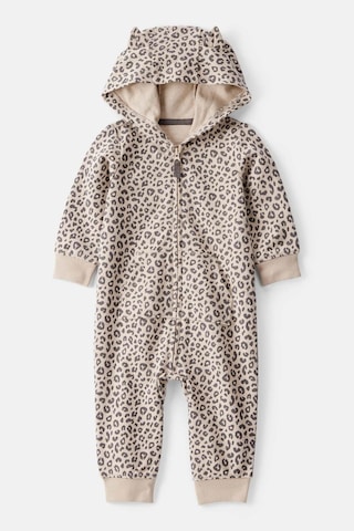 Kız Bebek Kapüşonlu Tulum Ctr-1t568710 Kahverengi