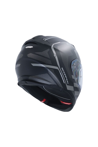 Scorpion Exo 491 Evo Kripta Kapalı Motosiklet Kaskı Mat Siyah Gümüş