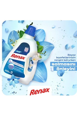 Renax Sıvı Çamaşır Deterjanı Renkli + Beyaz + Siyah 3 x 2520 ML