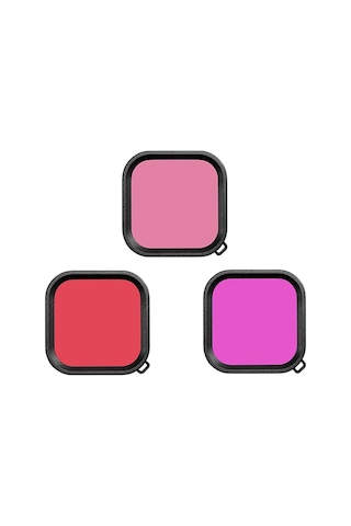 Gopro Hero 8 Uyumlu Su Altı Dalış Filtresi Pembe