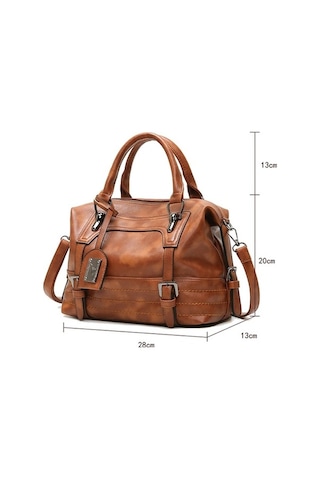 Wondernest Bayanlar Gündelik Çanta Yumuşak Yüzlü Düz Renk Tek Omuz Çapraz Büyük Çanta Siyah, Küçük Detaylı Tasarım Siyah