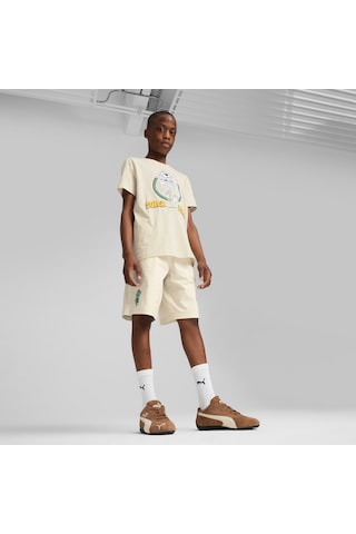 Puma Super Genç Grafik I Tişört 629864 87 Beyaz