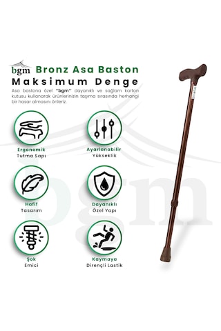 Bronz Baston Ayarlanabilir Denge Bastonu -bronz Alüminyum Yüksek Kalite