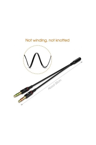 Daytona Sk-04 3.5 Mm Mikrofon Ve Kulaklık Ayırıcı Birleştirici