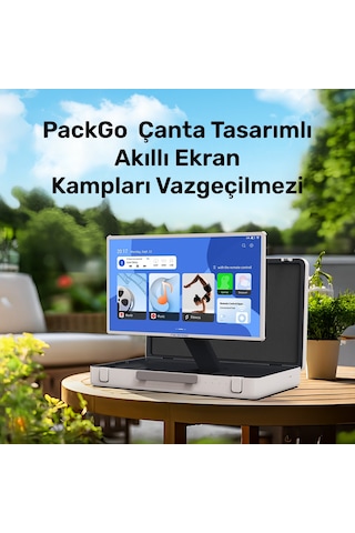 Npo AP2718T 27'' FHD 8/128gb Android Dokunmatik Çantalı Şarjlı Taşınabilir Smart Led TV