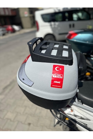 Arwiç 46 Litre Nardo Gri Motosiklet Arka Çantası Yeni Üretim