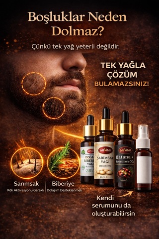 Safvital Sakal Gelişim Sistemi Bakım Seti 5'li