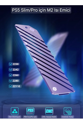 Jeyı Ps5 Slim/pro Ssd Soğutucu Playstation 5 Slim/pro Nvme