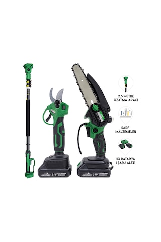 Dawreek BT0237 Teleskopik 2.5 M + İkili Budama Seti HT21