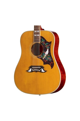 Epiphone 1963 Dove Reissue Elektro Akustik Gitar Antique Natural