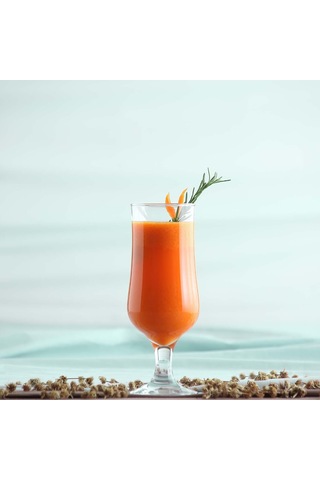 LAV Nevakar Cam Kokteyl Bardağı 6'lı 385 ml (Meşrubat/Smoothie /Milkshake/Soğuk Kahve Bardağı )