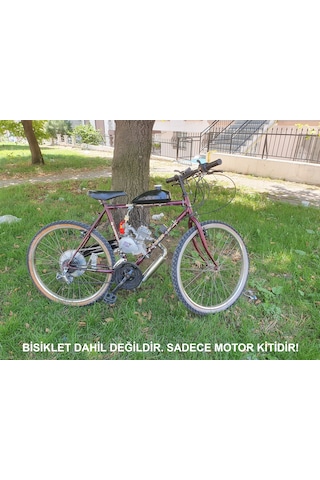 Skyhawk 85cc 2 Zamanlı Benzinli Bisiklet Motor Kiti Çok Renkli