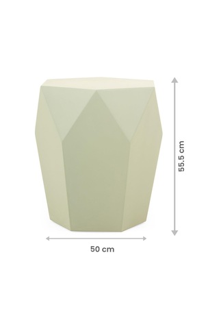 Avatar Yan Sehpa Koltuk Sehpası Beyaz Rehome Beyaz