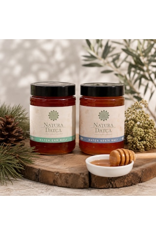 Natura Datça Çam Balı Ve Kekik Balı 2'li Set 2 X 850 G Natura Datça Çam Balı Ve Kekik Balı 2'li Set 2 X 850 G