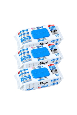 Sleepy Yüzey Temizlik Havlusu 100 Lü Okyanus Ferahlığı 3 Lü
