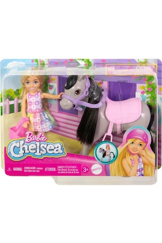 Mattel Barbie Chelsea Bebek Ve Midilli Figür Seti Htk29