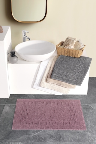 Pina Ayak Havlusu 5'li Havlu Paspas Seti Banyo Paspası Havlu Ayak Havlusu