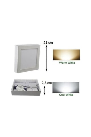 Ct-5234g 18w Sıva Üstü Led Panel Kare Günışığı Diğer