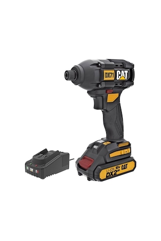 Cat Dx71bc 18volt 2.0ah Li-ion Tek Akülü 215nm Kömürsüz Profesyonel Şarjlı Darbeli Tornavida Fr Dx71bc