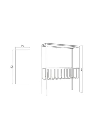 Sam Concept Rond Sehpa Çok Renkli