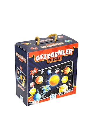5026 Ca Games. Gezegenler / 24 Parça Puzzle / +3 Yaş