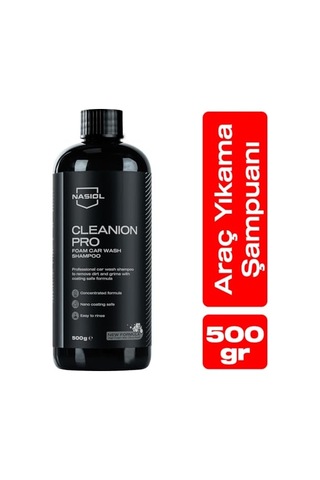 Nasiol Cleanion Pro New Formula Araç Konsantre Şampuan-500 Gr-narenciye Kokulu Fırçasız Oto Yıkama,detailing, Bol
