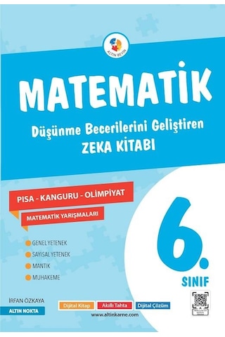 Altın Nokta Yayınları 5. Ve 6. Sınıf Altın Beyin Matematik Düşünme Becerilerini Geliştirme Zeka Kitabı Seti 2 Kitap