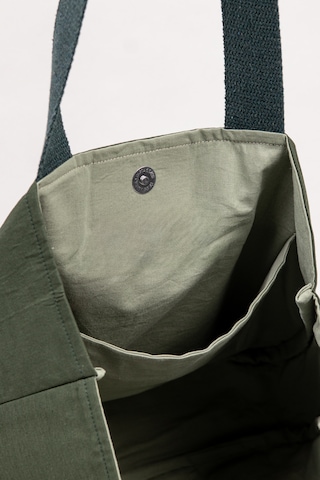 Fabric Craft Bag Omuz Çantası Kadın Duck Kumaş Desenli Büyük Boy Günlük Çanta Haki - Kırmızı