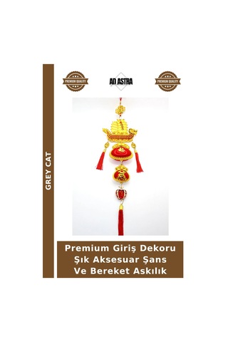 Premium Giriş Dekoru Şık Aksesuar Şans Ve Bereket Askılık