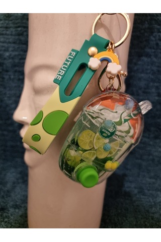 Tatil Yaz Temalı - Bardakta Meyveli Kokteyl Hazırlama Oyun Anahtarlık - Limonata