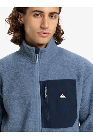 Quiksilver Quıksılver Clean Coast Fz China Blue - Solid Erkek Polar Ceket Eqypf03066-bnd0 Mavi