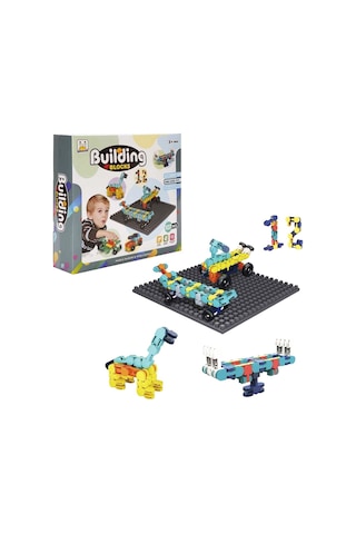 Şekilli Yapım Blokları Seti 107 Parça Eğitici Blok Oyuncak