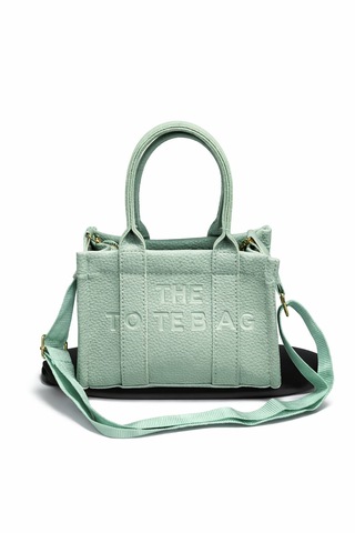 Alyora Mint Yeşili Mini Tote Çanta Şık & Günlük Omuz Çantası Yeşil
