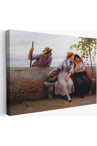 Kadınları Taciz Eden Adam Tablosu-6526