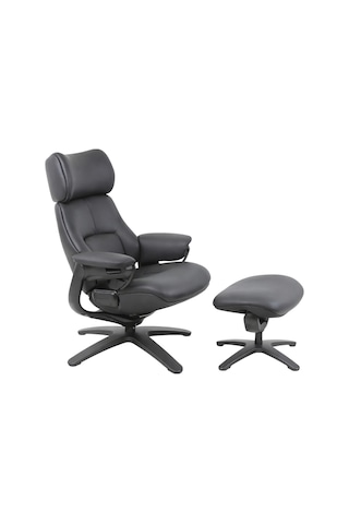 Casella Sue Berjer Döşemeli Berjer&koltuk Ergonomik Ve Şık Tasarım Siyah - Suni Deri