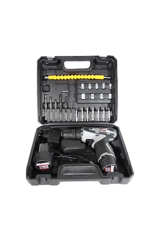 Bulldozer Neutral Çift Akülü 24 Setli Şarjlı Vidalama Taşıma Çant