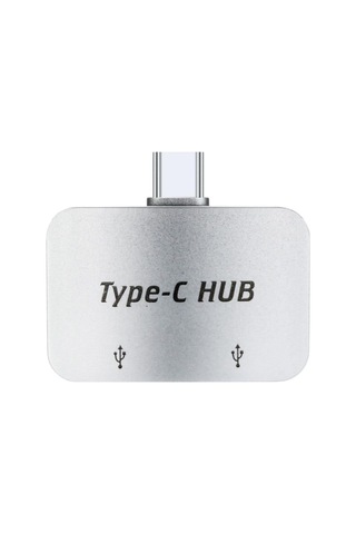 4493 Type C To Usb 3.0 2 Port Hub 3.1 Çevirici Dönüştürücü Çoklayıcı Çoğaltıcı