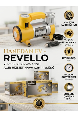 12v Dc 150 Psı Çakmaklık Şarjlı Taşınabilir Dijital Göstergeli/ışıklı Lastik Şişirme Hava Kompresörü