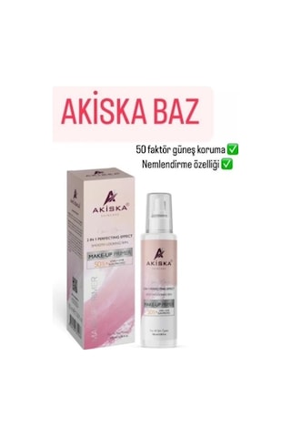 Akiska 2 ın 1 Perfecting Effect Makyaj Bazı SPF50 100 ML
