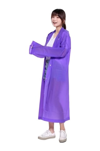 Marlux Unisex Mor Yağmurluk