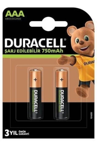 Duracell Şarj Edilebilir Pil 2'li Aaa 750 Mah