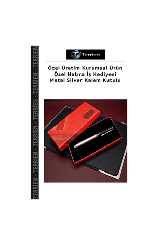 Özel Üretim Kurumsal Ürün Özel Hatıra İş Hediyesi Metal Silver Kalem Kutulu Çok Renkli