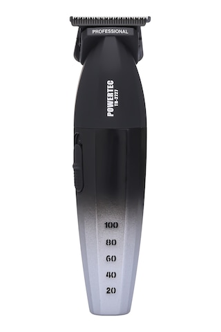 Powertec TR-4100 & TR-2727 Profesyonel Tıraş Makinesi 2'li Set Erkek Bakım Seti Makas Hediyeli 4 Saat Siyah