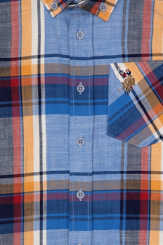 U.s. Polo Assn. Erkek Çocuk Koyu Mavi Gömlek Desenli 50310196-vr032 Koyu Mavi